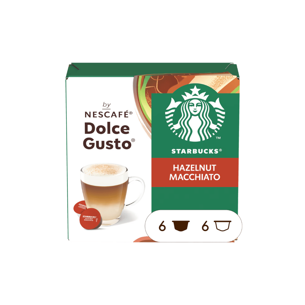 کپسول قهوه دولچه گوستو استارباکس فندق ماکیاتو Hazelnut Macchiato