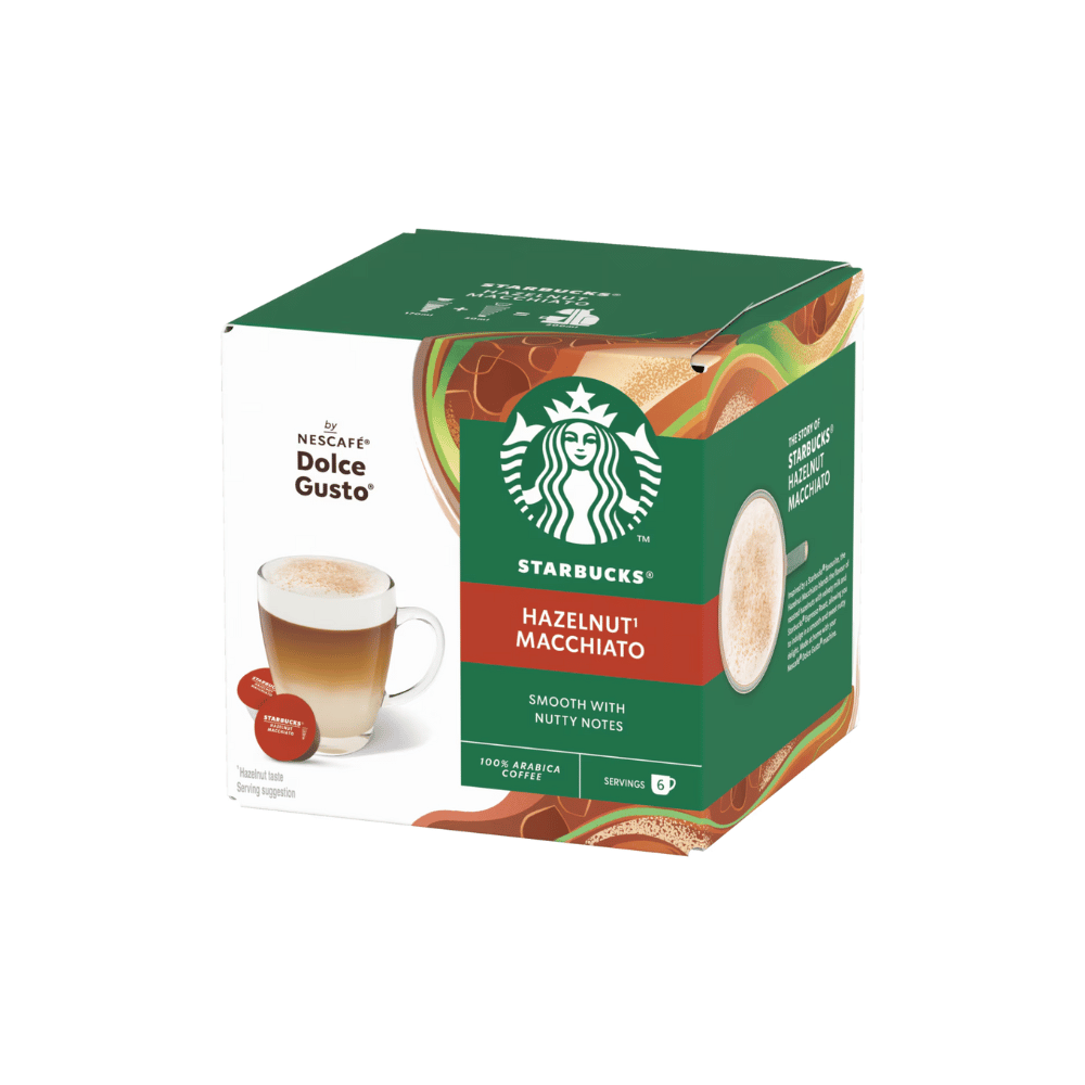 کپسول قهوه دولچه گوستو استارباکس فندق ماکیاتو Hazelnut Macchiato