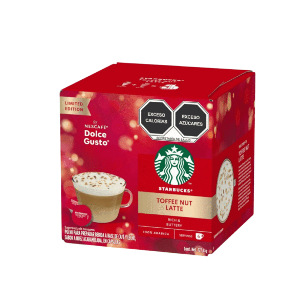 کپسول قهوه دولچه گوستو استارباکس مدل تافی نات Toffee Nut Latte