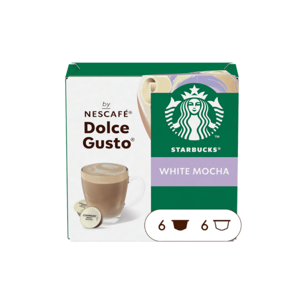 کپسول قهوه دولچه گوستو استارباکس مدل وایت موکا White Mocha