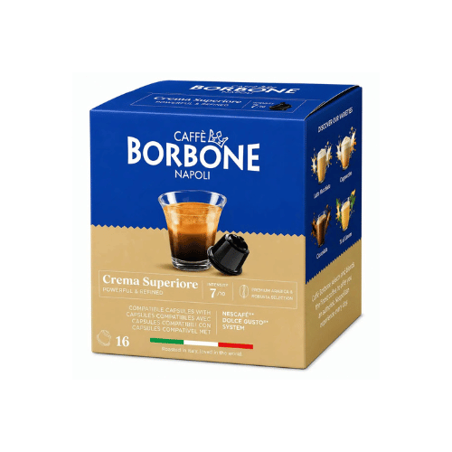 کپسول قهوه Caffè Borbone Crema Superiore سازگار با Dolce Gusto