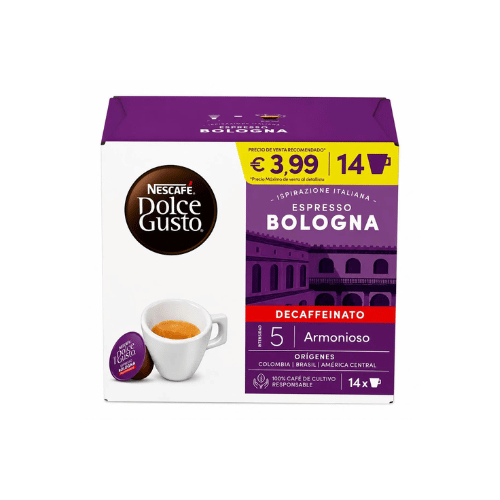 کپسول قهوه دولچه گوستو اسپرسو بولونیا (بدون کافئین) | Dolce gusto Bologna Decaffeinato