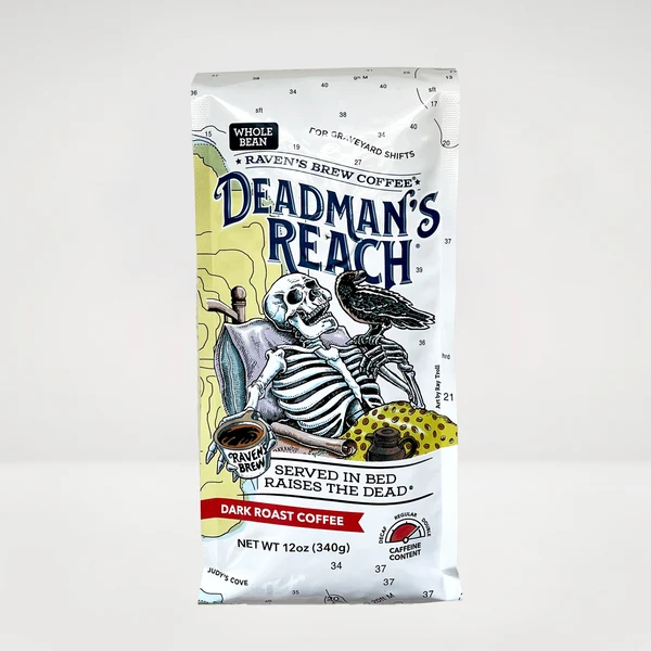 دانه قهوه راونز مدل deadman's reach بسته 340 گرمی